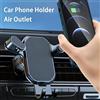 NONE Supporto per telefono per auto Supporto per clip per presa d'aria per auto Supporto per cellulare mobile Supporto GPS per smartphone per dispositivi mobili da 4,7-6,7 pollici