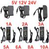 AEVYVKV AC 110 V - 220 V DC 5 V 12 V 24 V Adattatore di Alimentazione 1A 2A 3A 5A 6A 8A 10A 5 12 24 V Volt Trasformatore Convertitore Per La Luce di Striscia LED