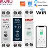 EARU Interruttore Automatico Intelligente WiFi Tuya EARU 63A con Timer, Misuratore di Energia kWh, Tensione e Corrente, Protezione e Controllo Remoto Vocale