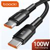 Toocki 100W cavo da tipo C a USB C PD 3.0 ricarica rapida 4.0 ricarica rapida da tipo C a tipo C per Macbook Samsung Xiaomi