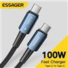 Essager PD100W 60W cavo da C a C cavo di ricarica rapida per telefono cellulare cavo di ricarica per Xiaomi Samsung Huawei Macbook iPad