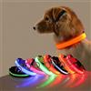 NONE Guinzaglio per cani in nylon LED di sicurezza notturna lampeggiante che si illumina al buio Collare per cani da compagnia fluorescente luminoso