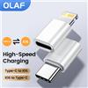 olaf Adattatore da tipo C a Lightning Adattatore femmina di tipo C per convertitore USB C Adattatore di ricarica rapida Ios per iPhone