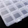 SMI Fine Contenitore portaoggetti trasparente Portagioie Scatola portaoggetti in plastica trasparente Vetrina portaoggetti vuota per orecchini per perline