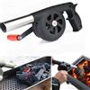 NONE Ventilatore a mano per barbecue portatile a mano per uso domestico, piccolo asciugacapelli, accessori per barbecue all'aperto