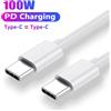 DIXSG Cavo dati PD da 100 W USB C a USB tipo C Cavo dati di ricarica rapida per Huawei Samsung Xiaomi MacBook iPad Linea dati da tipo C a tipo C