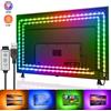 Mikenoon Luci a LED per TV Striscia LED con controllo a 3 tasti Luci a nastro USB 5V per retroilluminazione TV Decorazione per feste a casa Nastro flessibile