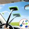 NONE Kit spazzole per la pulizia dei vetri dell'auto Strumento per il lavaggio della pulizia del parabrezza All'interno dell'auto Tergicristallo per vetri con manico lungo Accessori per auto
