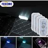 Fccemc Lampada da lettura a LED Touch Light Mini Wireless per illuminazione interna per auto Lampada da lettura per tetto automatico per scatola di immagazzinaggio del bagagliaio Ricarica USB