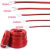 stand seen Cavo elettrico a 2 pin in rame stagnato 18/20/22/24/26 AWG Cavo per striscia LED di prolunga in PVC isolato Cavo rosso nero