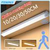 Pzsunly Luce del sensore di movimento a LED luce notturna a LED senza fili tipo C luce ricaricabile armadio armadio lampada retroilluminazione scala per cucina