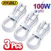 NNBILI 1-3PCS 10A 100W Tipo C Cavo di ricarica super veloce Cavo dati per Huawei OPPO vivo Ricarica rapida, non iPhone, xiaomi, Samsung