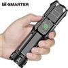 NONE Potente torcia a LED ricaricabile USB impermeabile zoom pesca caccia campeggio 100,00 lumen torcia tattica torcia a LED
