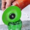KITPIPI Disco da taglio per vetro Diamante 100mm Sega per marmo Piastrelle in ceramica Cristallo di giada Bottiglie di vino Rettifica Smussatura Utensile da taglio per vetro 3/1 pezzi