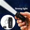 QHSPE Torcia portachiavi tascabile Impermeabile Escursionismo all'aperto Campeggio Mini torcia USB ricaricabile LED Luce forte multifunzionale