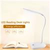 Lampada da scrivania a LED da tavolo Illuminazione ricaricabile USB Protezione per gli occhi Camera Luce notturna Camera da letto Comodino Lampada da lettura per studenti