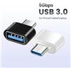 NONE Mini adattatore da tipo C a USB 3.0 USB-C maschio OTG A femmina connettore dati per MacBook ProiPadMini 6/ProMacBookAirType CDevice