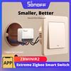 SONOFF ZBMINIR2 Extreme Zigbee Smart Switch Relè di staccare Interruttore esterno Telecomando tramite supporto eWeLink ZBBridge-U Gateway