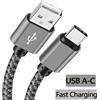 koovesy Cavo dati in nylon Caricatore rapido Cavo di ricarica USB A a tipo C per Huawei Samsung Telefono Android Dispositivo di ricarica TypeC 1M 2M 3M
