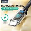 Setolgh OOZCC Cavo display LCD Watt, trasferimento dati cavo USB tipo C con ricarica super veloce massima 120 W, da USB A a Lightning per IPhone14 Pro