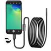 JCWHCAM Endoscopio USB per telefono Android OTG Telecamera serpente per ispezione periscopio da 5,5 mm IP67 impermeabile con 6 luci a LED per tipo C