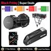 BAFANG 48V Batteria 750W 500W 250W Motore Mid Drive Bicicletta Elettrica Conversione BBS02 BBSHD con Kit Dlsplay, Motore E-Bike 68-73M