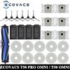 ECOVACS T50 PRO OMNI / T50 OMNI Robot Aspirapolvere Pezzi di ricambio Spazzole laterali principali Panni per mocio Filtri HEPA Sacchetti per la polvere Accessori