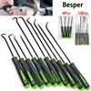 Besper Set di raccoglitori e ganci di precisione da 10/4 pezzi, paraolio per auto/guarnizione di tenuta O-ring Pick Mini ganci di precisione Estrattore professionale