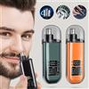 NONE Tagliacapelli per naso e orecchie da uomo - Ricaricabile tramite USB C portatile con ricarica rapida, kit per toelettatura compatto