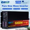 EASUN POWER Auto Inverter 3000W 4000W 5000W Potenza DC 12V 24V a AC 220V Convertitore Onda Sinusoidale Pura Auto Inversor Trasformatore Solare con LED