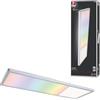 Paulmann 71020 - Pannello LED Atria Shine, 580 x 200 mm, rettangolare, incl. 1 x 20 W, dimmerabile, colore RGBW, cromato opaco, pannello luminoso in plastica