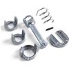 Bohaner Kit di riparazione per serratura porta auto cilindro di riparazione kit di riparazione per serratura auto anteriore sinistra e destra cilindro di riparazione per serratura porta set di ricambi