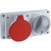 PALAZZOLI S.P.A. Presa interbloccata 3P+N+T 32A 400V 6H - PAL 493246