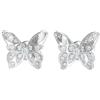 GUESS Orecchini da donna della collezione Crisalide. Gli orecchini di 12mm hanno come simbolo farfalla ed hanno misura: taglia unica. Gli orecchini hanno colore grigio. La referenza è: JUBE04108JWRHT/U