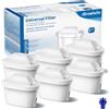 BREOILUTLE Filtri, Compatibili con Brita Maxtra+ Plus, Maxtra Pro All-in-1 Filtro, Filtro per Bollitore Compatibile Con Brita Mavea Filtri per acqua, 6PCS Filtro By BREOILUTLE, Riducono Cloro,Odori