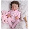 LKBOBIR Bambola Reborns 20 Pollici Realistico Corpo Completo In Vinile Bambole Reborn Ragazzi E Ragazze Regalo Giocattolo Per Bambini Con Accessori Dai 3 Anni In Su Reborn Maschio Occhi Chiusi