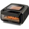 G3 Ferrari G10225 Krispy Forno Pizza & Friggitrice Ad Aria & Grill, 2100 W, 380°C, Nero"