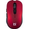 Defender Mouse Defender Gassa MM-105 senza fili Ottico 1600dpi Rosso [52103]