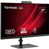 Viewsonic Monitor led 27" Viewsonic VG2741V-2K Quad HD 2560x1440p/4ms/classe F/Nero [VG2741V-2K]