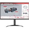 Lg Monitor led 31.5" Lg 32BR55UK-B 4K Ultra HD 3840x2160p/4ms/classe F/Nero [32BR55UK-B.AEU]