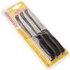 Fiskars Kaimano KTS031406N Italicus Coltelli Bistecca, Acciaio Inossidabile, Nero, 6 unità