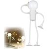 LUCKKY Changeable Shape Funny Sportsman Night Light, luce notturna divertente, forma variabile, luce notturna a forma di fai da te, luce notturna a LED per bambini, dolce lampada da comodino, mini lampada da