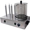 Attrezzature Professionali Macchina per Hot Dog HD-01 - N° 4 Punzoni in Alluminio - Temp +50° +250°C
