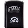 Squire Cassaforte a chiave Henry Squire - Serratura a combinazione a 4 ruote (Key Keep1) - Cassaforte a muro - Corpo in lega di pressofusione resistente alle intemperie - Grande capacità di stoccaggio - Robusta scatola con serratura a chiave per uso …