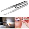 1pc portatile in acciaio inossidabile design intelligente sopracciglio capelli rimuovi pinzetta con strumento di trucco a luce LED