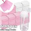 NONE 20/600pcs Salviette per unghie senza pelucchi Gel Tessuti detergenti Cuscinetti per rimozione smalto senza alluminio per NaiArt Strumento per la cura della pulizia di bellezza