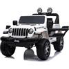Biemme Bcs Macchina Elettrica per Bambini 2+Anni Jeep Wrangler 12V Bianco 1122 B Biemme Bcs