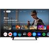Smart Tech Smart TV 50 Pollici 4K Ultra HD QLED Google TV Nero 50QG06K Smart Tech