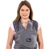 Koala Babycare Fascia Portabebè Cuddle Band Ergonomica e Regolabile - dalla Nascita fino a 9 kg - Antracite