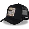 Capslab Rufy One Piece Nero Berretto da Camionista Regolabile